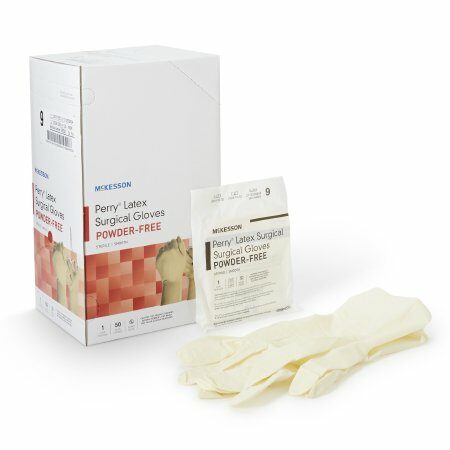 GLOVE, SURG LTX 9.0 STR2 SMTH (50PR/BX 4BX/CS)