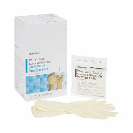 GLOVE, SURG LTX 7.0 STR2 SMTH AQUATOUCH (50PR/BX 4BX/CS)