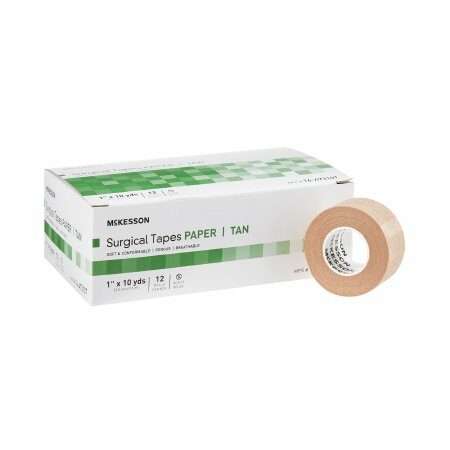 TAPE, ADHSV PAPER BRN  1"X10YDS (12RL/BX 12BX/CS)