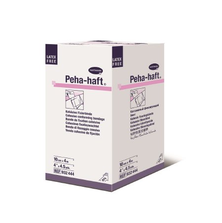 BANDAGE, GAUZE COHESIVE PEHA-HAFT LF 4"X4 (140/CS)