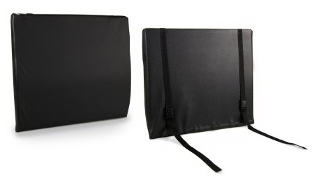 CUSHION, BACK W/LUMBAR SUPP 20"X19" (4/CS)