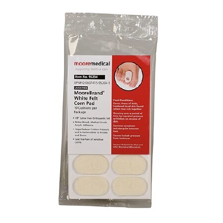 PEDI-PAD, ADH FELT RP 101A 1/8" (10/PK 48PK/CS)