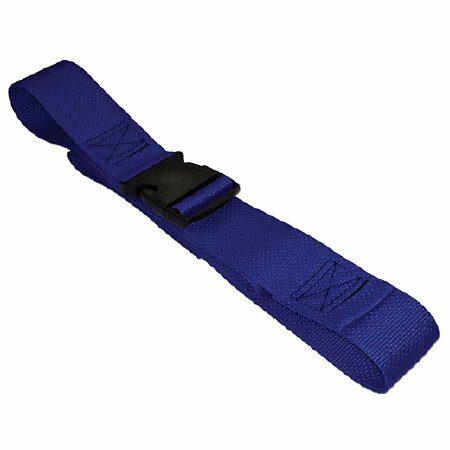 STRAP, STRETCHER/COT PLAS SIDERELEASE BLU 9'