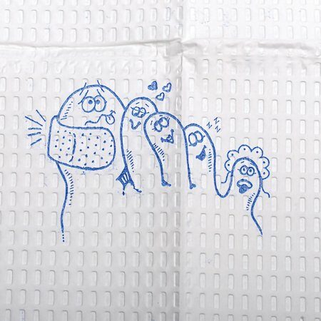 TOWEL, PODIATRY 2PLY 500S