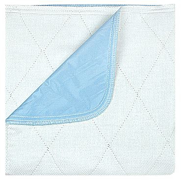 UNDERPAD, INCONT RUSBL POLY VNYL BLU 36"X52" (12/CS)