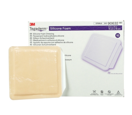DRESSING, TEGADERM SIL FM NON-BORDERED 4"X4.25" (10/BX 4BX/C