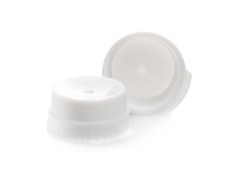 CAP, VAC TUBE WHT 16MM (1000/BG)