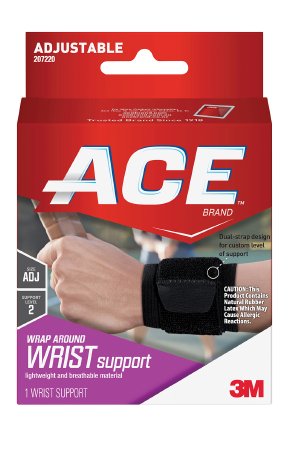 WRIST SUPPORT, ACE ADJ WRAP AROUND (12/BX)