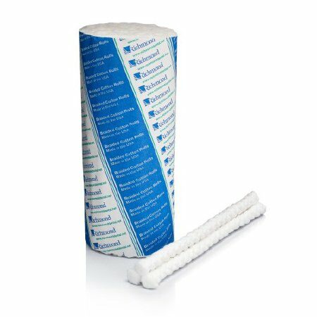COTTON ROLL, BRAIDED JUNIOR PAK 1 1/2" (200/BX 12BX/CS)