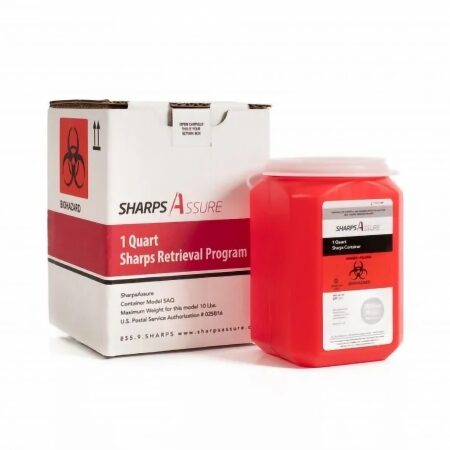 CONTAINER, SHARPS MAILBACK 1QT(12/CS)