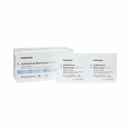 WIPE, ADH REMOVER 2.4"X2.4" (50PK/BX 50BX/CS)