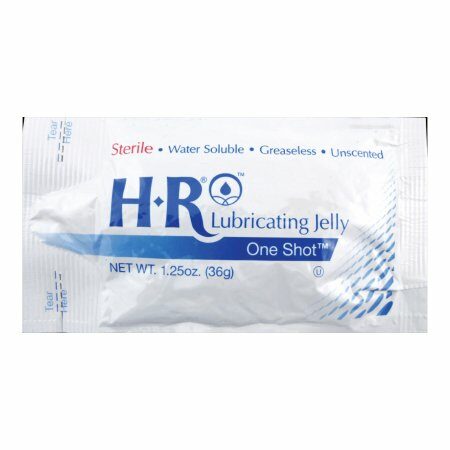 LUBRICATING JELLY, ONE SHOT 1.25OZ (48/BX 6BX/CS)