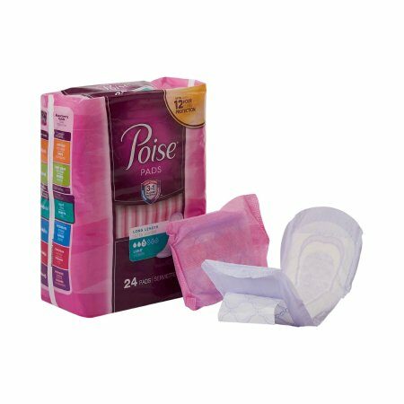 PAD, POISE LIGHT LONG (24/PK 4PK/CS)