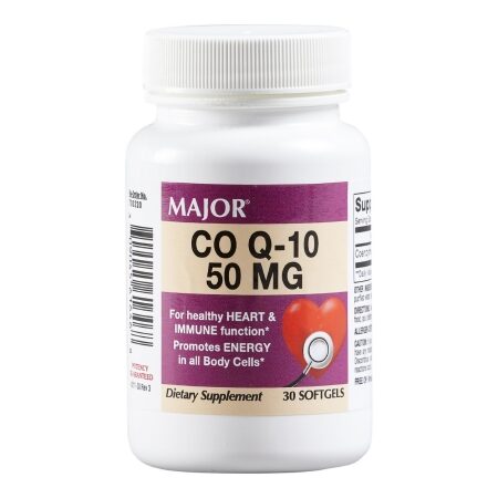 COENZYME Q10, CAP SGEL 50MG (30/BT)