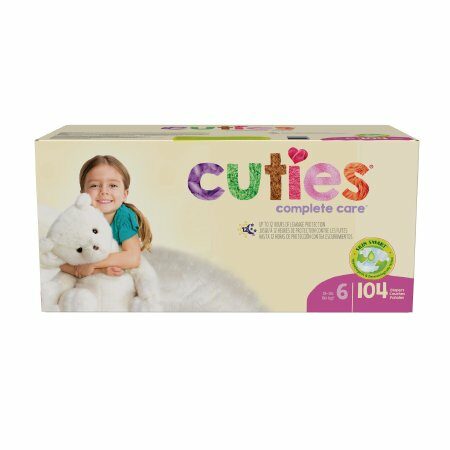 DIAPER, BABY CUTIES COMPLETE CARE SZ6 (104/CS)