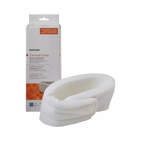 CERVICAL COLLAR, ADJ FIT HOOK & LOOP CLOSURE (6/CS)