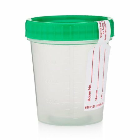 CUP, SPECIMEN STR SCREW TOP 4OZ (100/CS)