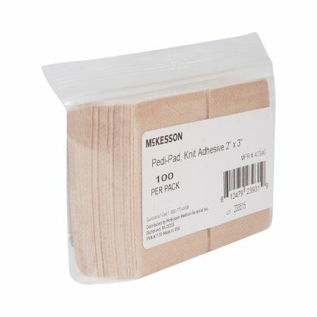 PAD, KNIT ADH 2"X3" (100EA/PK DH 2"X3" (100/PK 6PK/CS)