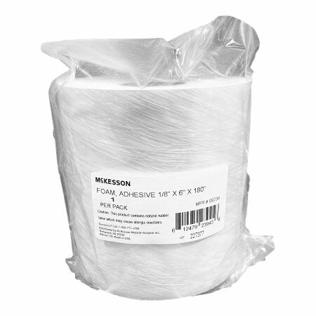 FOAM, ORTHOPEDIC ADH 1/8"X6"X180" (10RL/CS)