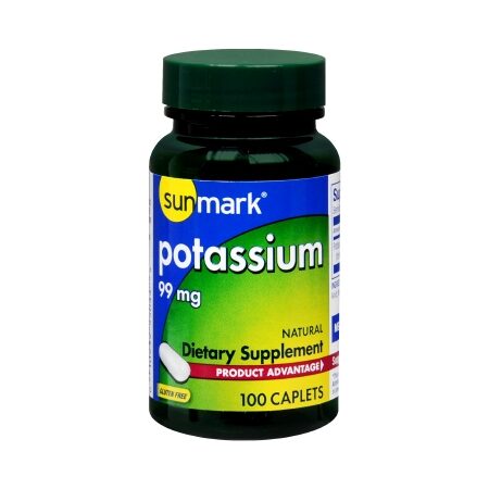 POTASSIUM, TAB 99MG SM (100/BT)