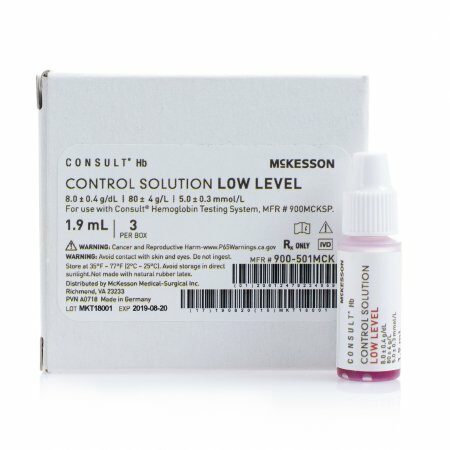 CONTROL, HEMOGLOBIN LOW 3X1.9ML (3EA/BX)