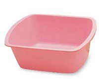 BASIN, WASH RECTANGULAR MAUVE 6QT (50/CS)