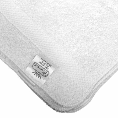 WASHCLOTH, 12X12 .75LB WHT BASICS (100DZ/CS)