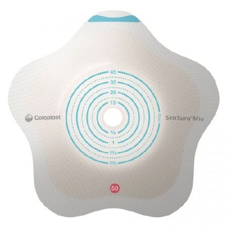 BARRIER, OSTOMY SENSURA MIO CLICK 2PC PRECUT RED 1" (5/BX)