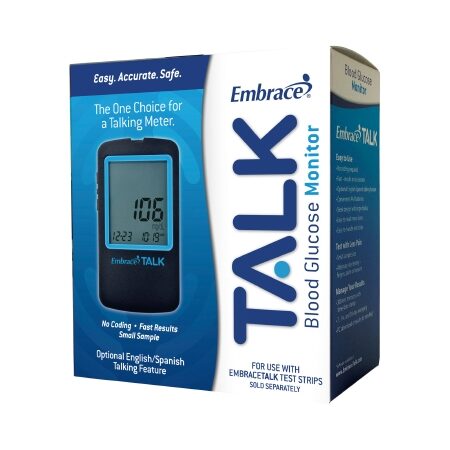 METER, EMBRACE TALK BLOOD GLUCOSE