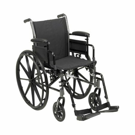 WHEELCHAIR, LIGHTWEIGHT CRUISER III 20" 300LB CAP