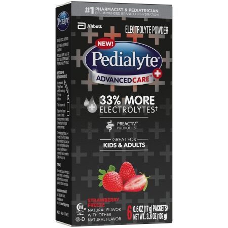 PEDIALYTE, PDR ADVANCED CARE PLUS STRWBRY FRZ 17GM (6/PK 6PK