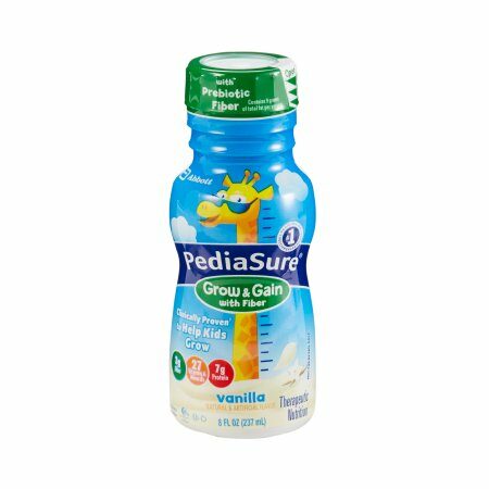 PEDIASURE, W/FIBER VANILLA 8OZ(24/CS)