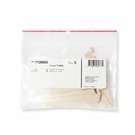 CLOSURE, CURVED TAIL SECURE-T (5/BX)
