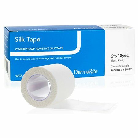 TAPE, SILK ADH WATERPROOF 2"X10YDS (6RL/BX)