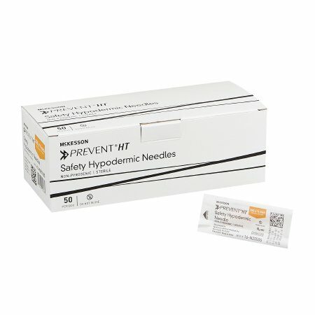 NEEDLE, SAFETY PREVENT HT 25GX5/8" (50/BX 16BX/CS)