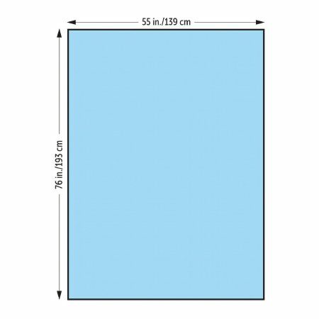 DRAPE, SURG REVERSE FOLD STR LG 55"X76" (48/CS)