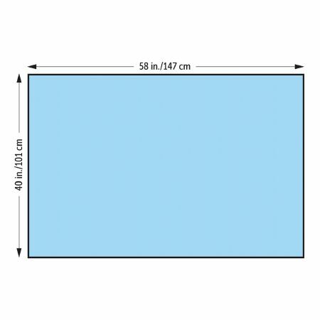 DRAPE, SURG BASIC STR HALF 40"X58" (66/CS)