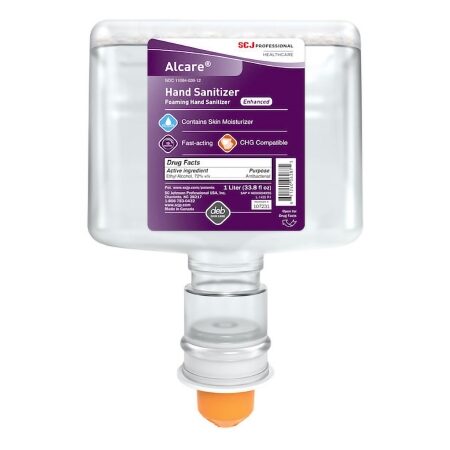 SANITIZER, ALCARE ENHANCED FOAM 1L (3/CS)