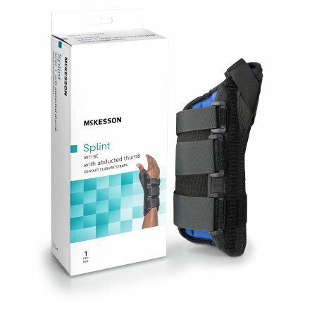 WRIST SPLINT, W/ABDUCTED THUMBLT LG 8.5"