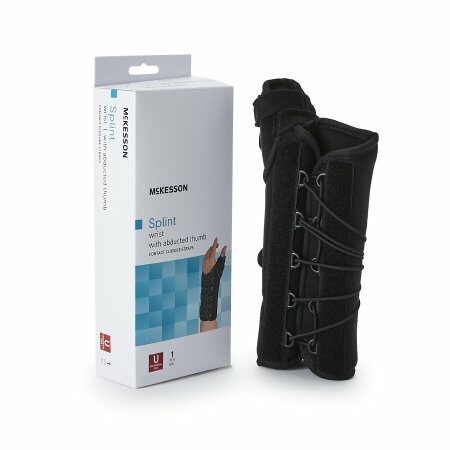 WRIST SPLINT, W/ABDUCTED THUMB RT UNIVERSAL 10"