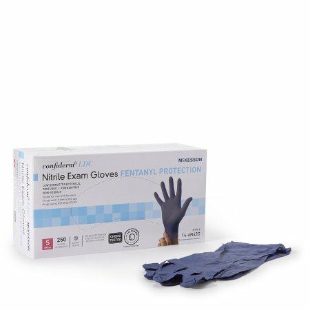 GLOVE, EXAM NTRL SM N/S CHEMO LDC (250/BX 10BX/CS)