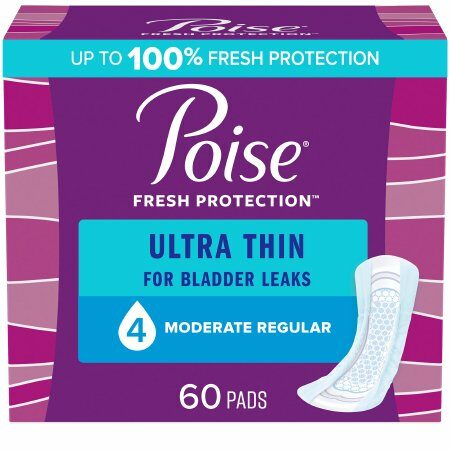 PAD, POISE ULTRA THIN MODERATEABSRB REG (60/PK 3PK/CS)