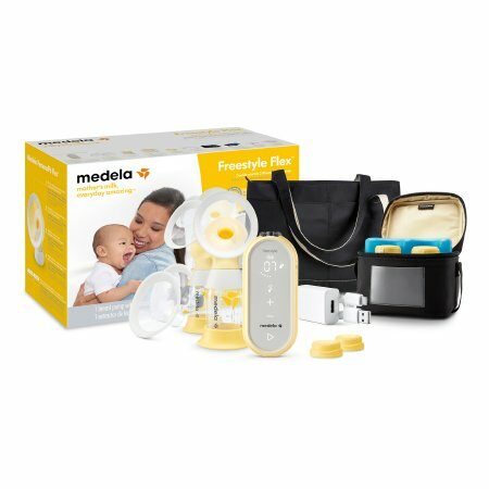 PUMP, BREAST ELEC FREESTYLE W/FIT FLEX BREAST SHIELDS DBL