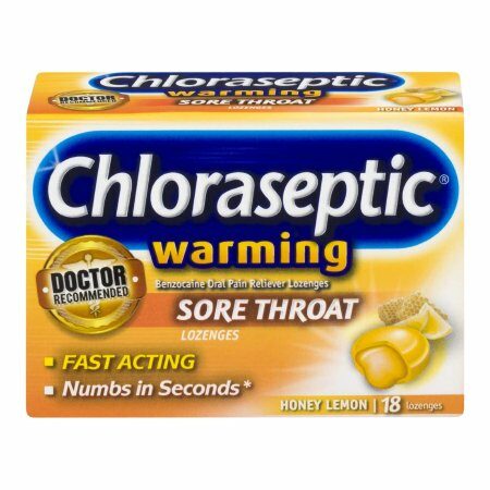 CHLORASEPTIC WARMING, LOZ HONEY LEMON (18/CT)
