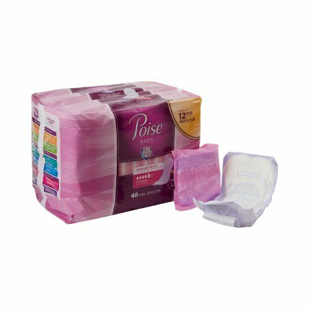 PAD, INCONT POISE MAX CONVENIENCE (48/PK 2PK/CS)