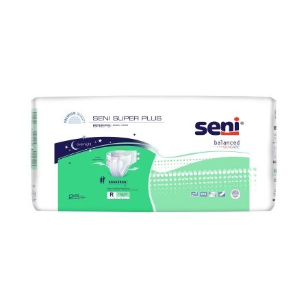 BRIEF, INCONT SENI SUPER PLUS REG 40"-50" (25/PK 3PK/CS)