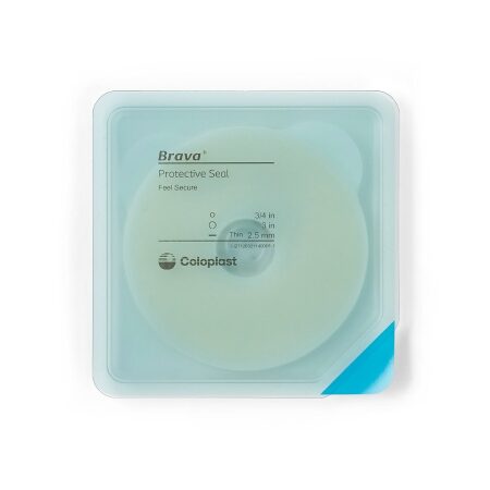 SEAL, F/OSTOMY POUCH BRAVA THIN 3/4"X3" (10/BX)