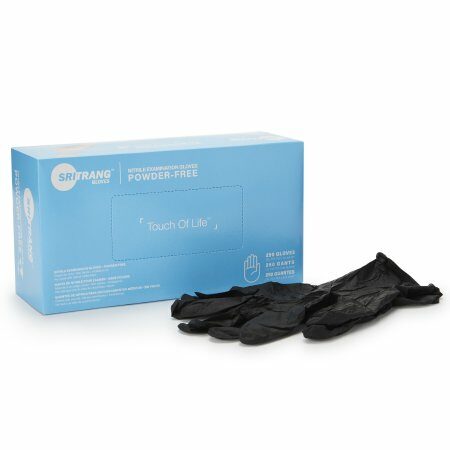 GLOVE, EXAM NTRL LG N/S BLK 3.5G (250/BX 10BX/CS)