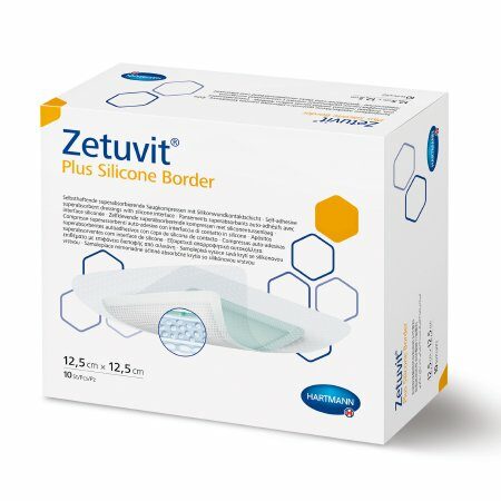 DRESSING, SUPER ABSRB SIL BRDRZETUVIT PLUS 7"X7" (10/BX)