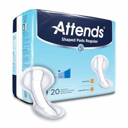 PAD, ATTENDS REGULAR SHAPED (20/PK 4PK/CS)